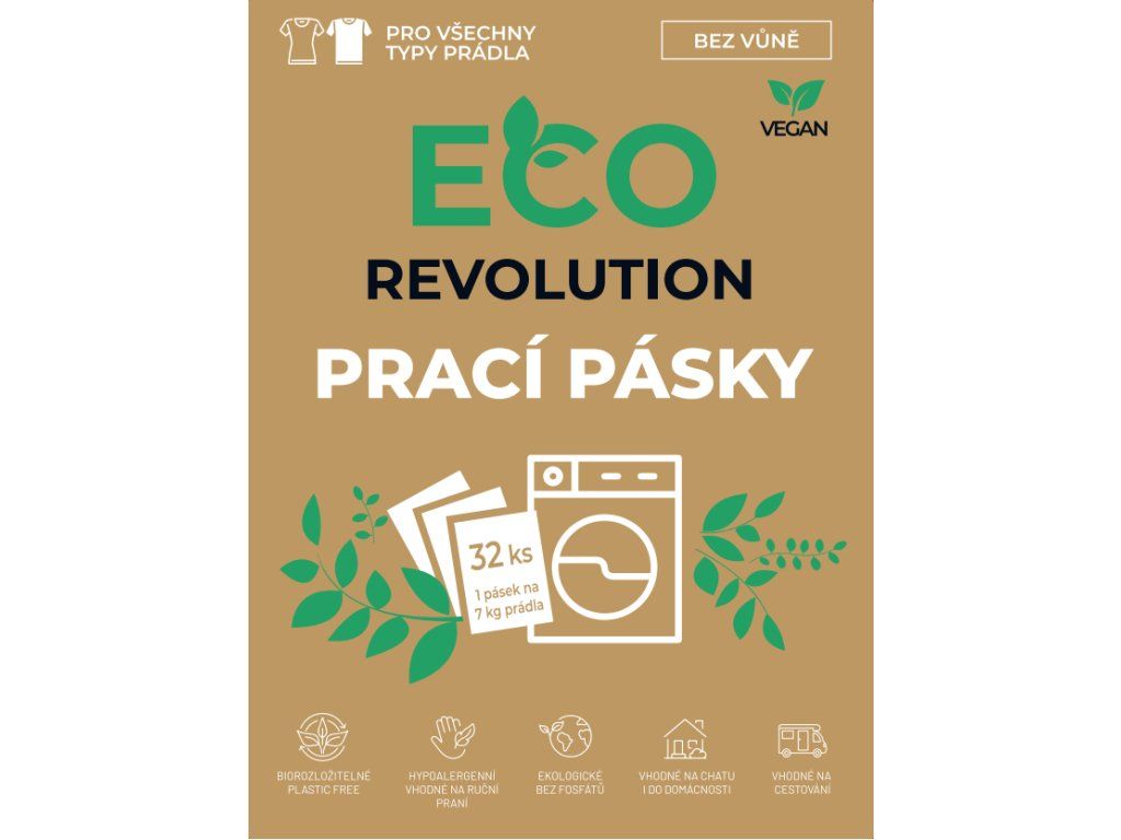 EcoRevolution prací pásky