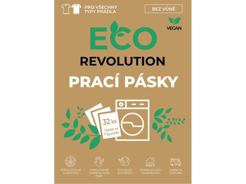 EcoRevolution prací pásky