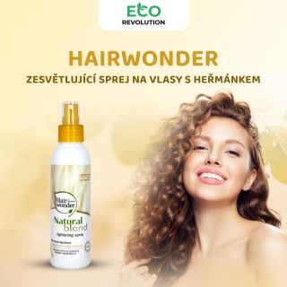 🌞✨ Letní look bez kadeřníka? Ano, prosím! Sprej Hairwonder s heřmánkem od HennaPlus ti vytvoří přirozený efekt vlasů...